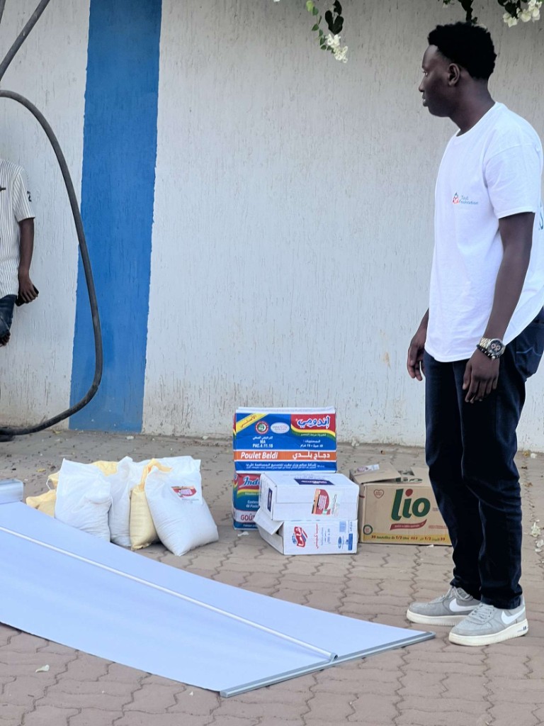 Tayb Foundation Morocco outreach — Preparing alimentation packs ahead of distribution day