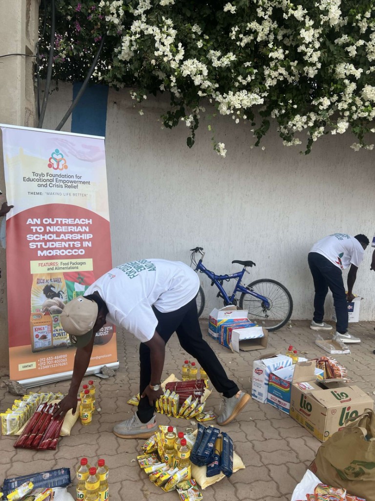 Tayb Foundation Morocco outreach — Tayb Foundation team at the Morocco outreach programme